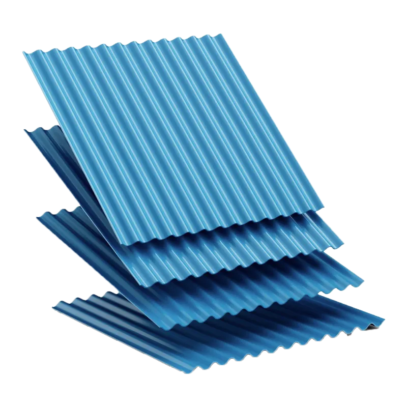 Blue Zinc Roofing Sheet - Image 2