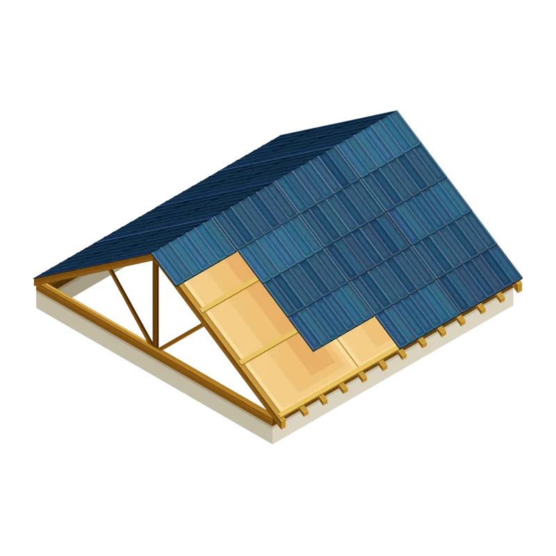 Modern Framed Roof Structure
