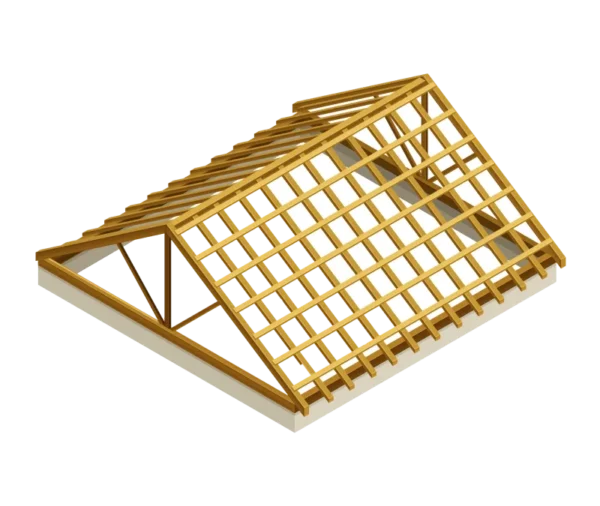 Wooden Roof Frame Construction